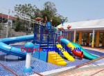 Bộ liên hoàn cầu trượt máng trượt hồ bơi 